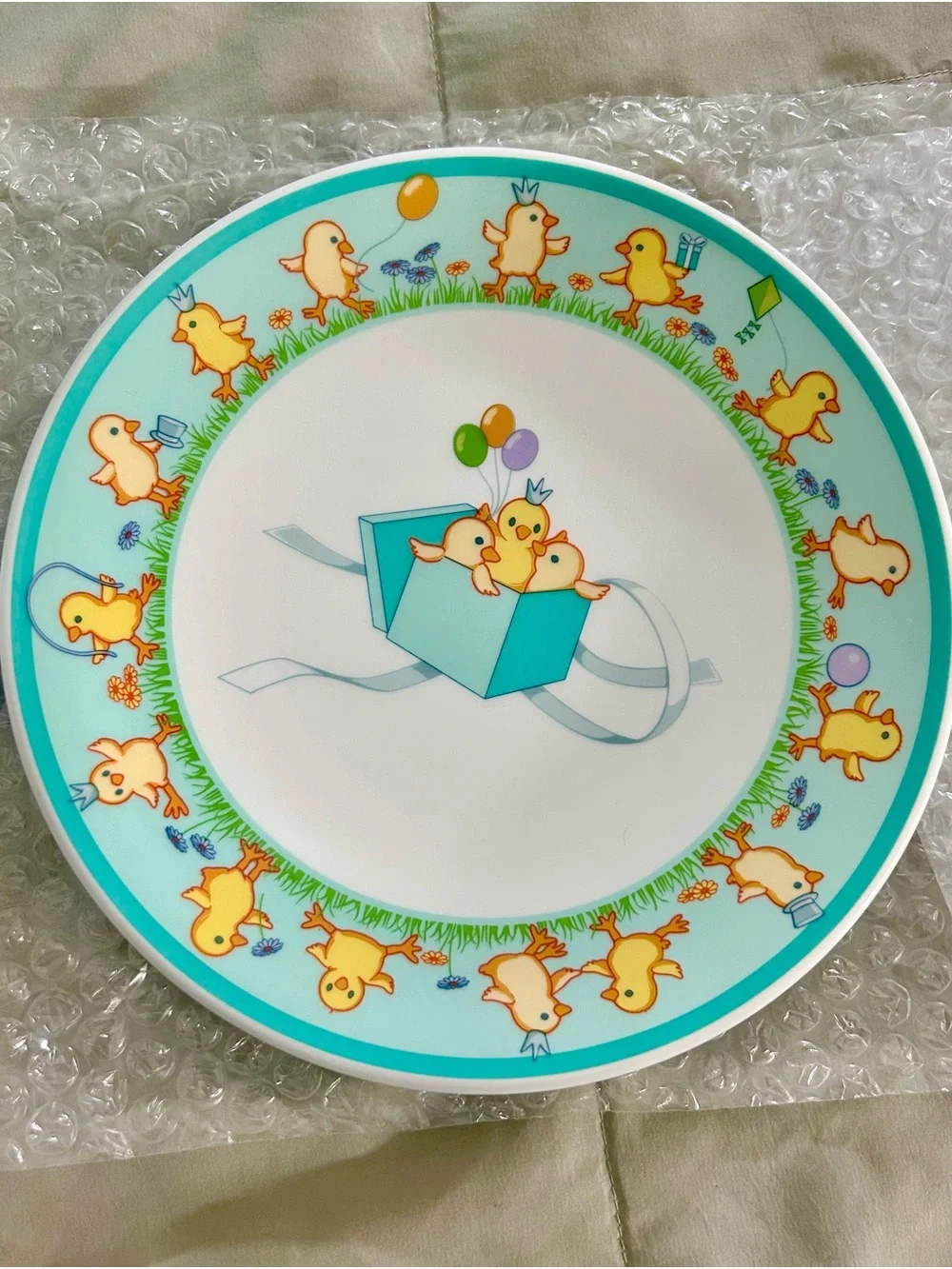 Tiffany & Co “Tiffany Chicks” 3-Piece Baby/Children’s Cup, Bowl & Plate Set *New